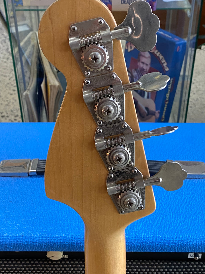 Fender 1981 Musicmaster *Modded w/case | Transparent Red