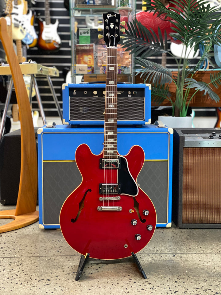 Gibson 2009 Custom Shop Historic '63 ES-335 Reissue Block w/case | Cherry Red ***Pre Loved***