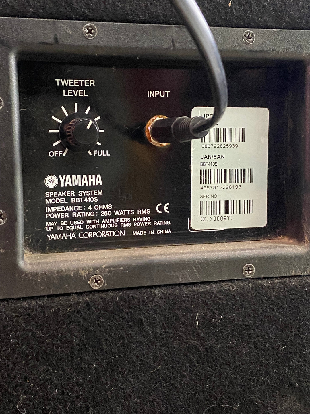 Yamaha BBT-500H Head + BBT410S 4x10 Bass Amp Stack ***Pre Loved***