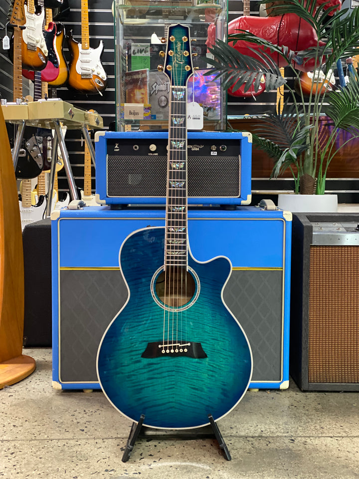 Takamine 2016 MIJ TDP181AC Blue Burst w/case ***pre loved***