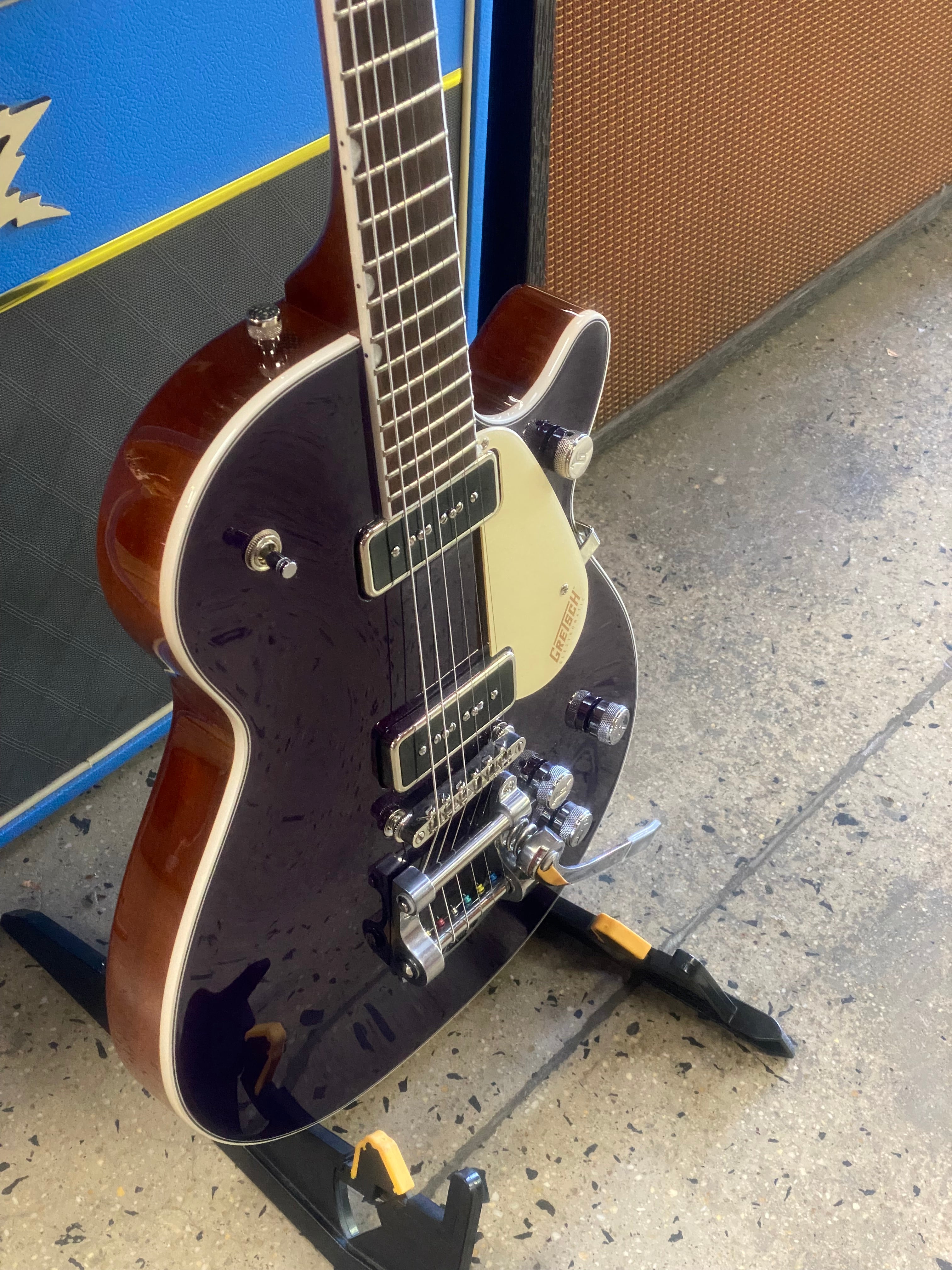 Gretsch G5210T-P90 Electromatic Jet Two 90 w Bigsby Amethyst Wbag