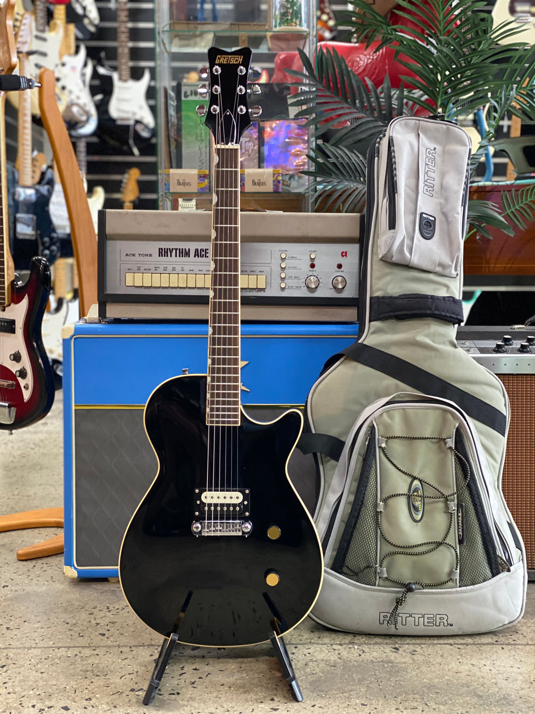 Gretsch Streamliner Jet 1pu w/bag | Black ***pre loved***