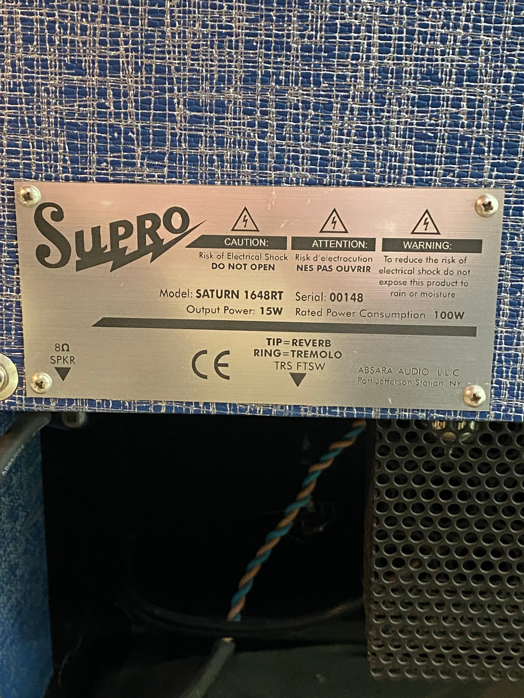 Supro Made in USA Saturn Reverb 15w 1x12 Combo ***pre loved***