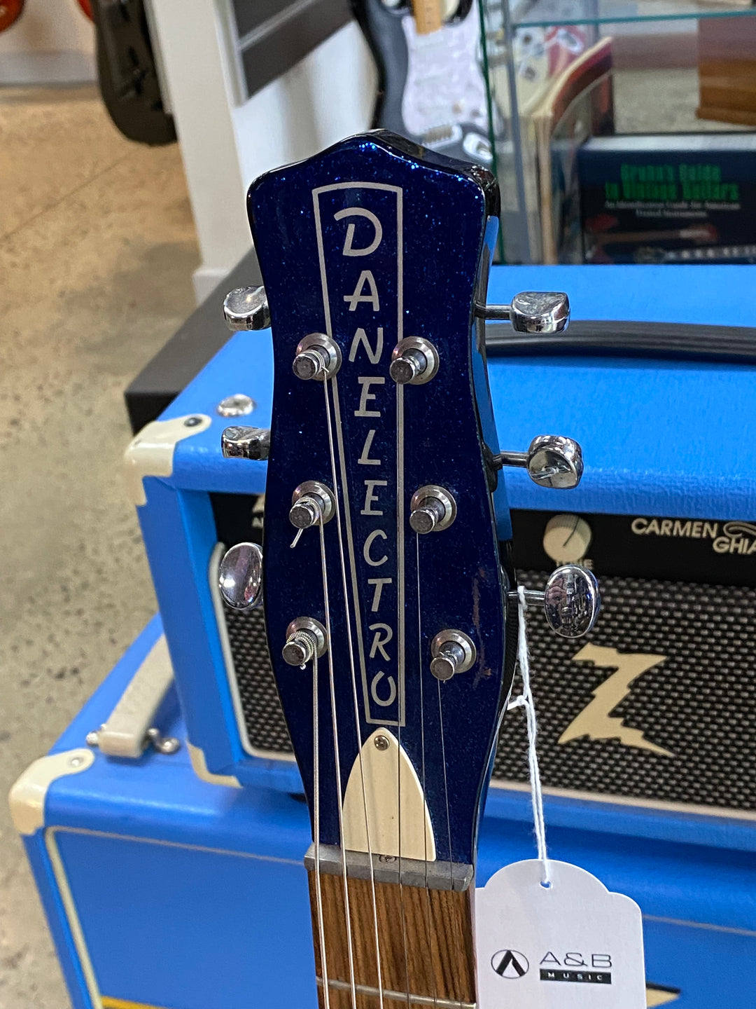 Danelectro '59M NOS+ 60th Anniversary | Blue Metal Flake ***Pre Loved***