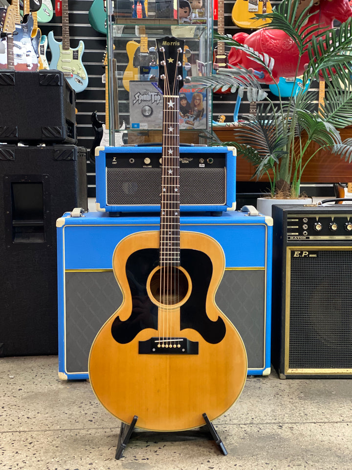 Morris WJ-25 Natural Double Pickguard W/Case | Natural ***pre loved***