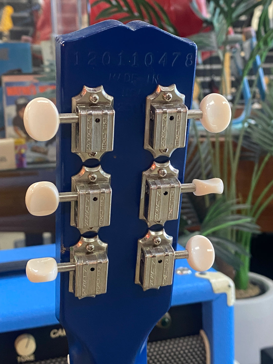 Gibson USA 2011 Melody Maker LP Humbucker Satin Blue W/case ***Pre Loved***