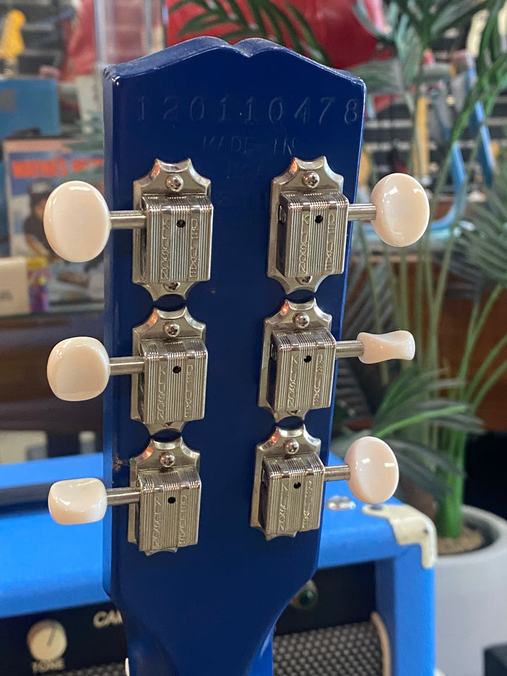 Gibson USA 2011 Melody Maker LP Humbucker Satin Blue W/case ***Pre Loved***