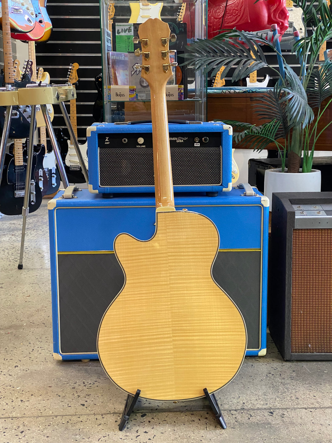 Epiphone MIK 1990 Emperor Joe Pass  *modded w/case | Natural ***pre loved***