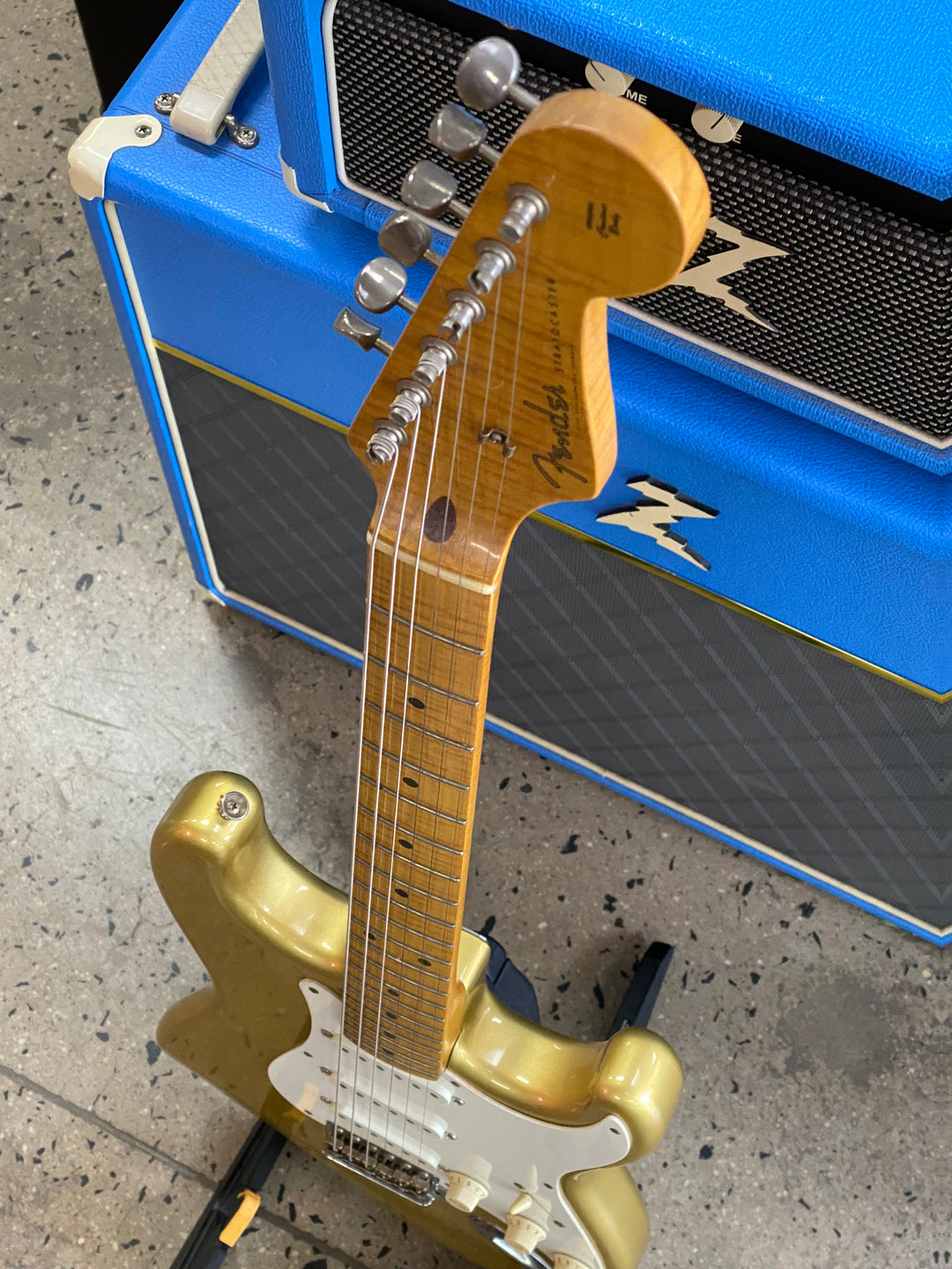 Fender 1994 40th Anniversary Foto Flame w/case | Shoreline Gold ***pre loved***