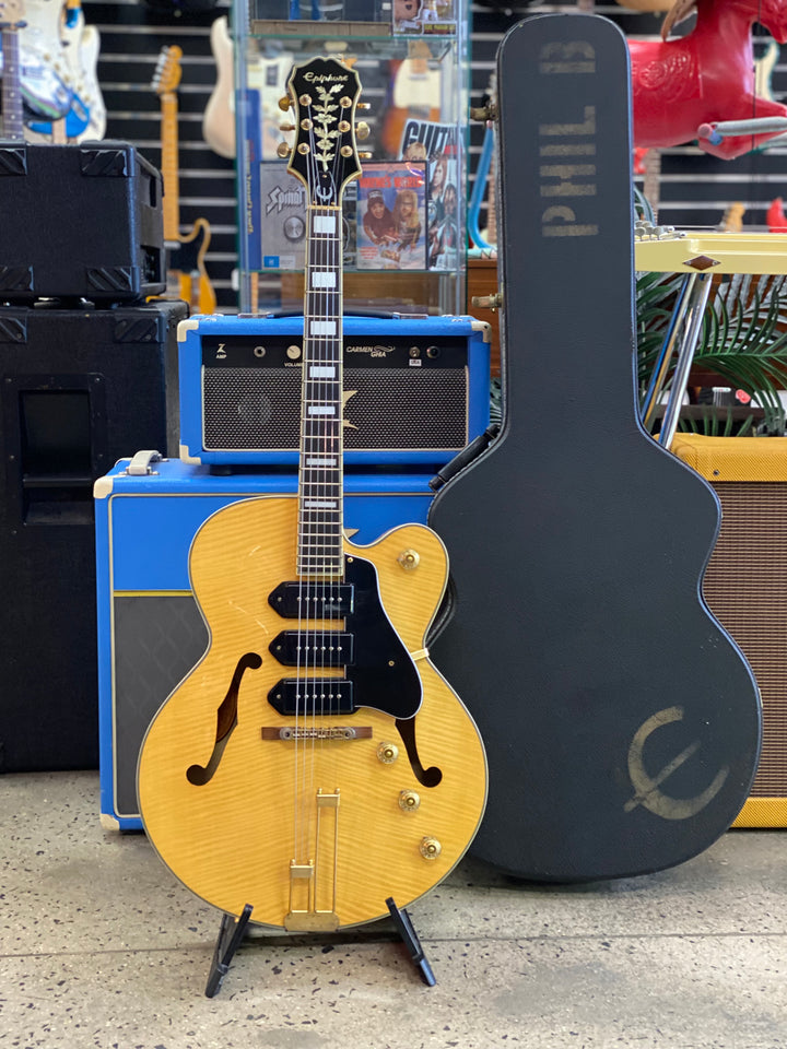 Epiphone 2000 MIK Zephyr Blues Deluxe w/case | Natural ***pre loved***