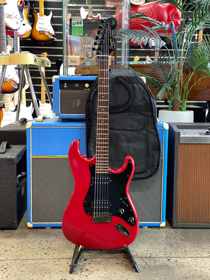 Squier by Fender 1984 JV Serial Contemporary HH Strat wbag | Red ***pre loved***