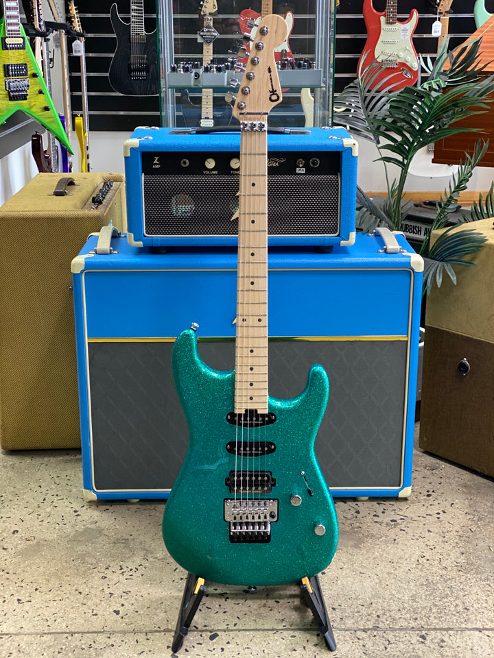 Charvel Pro-Mod San Dimas Style 1 HSS FR M | Aqua Flake