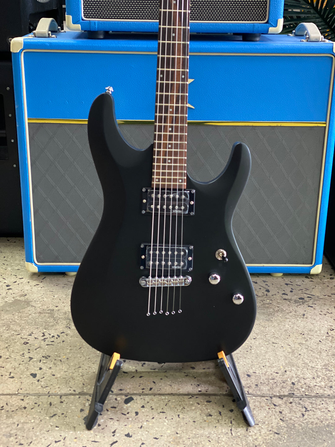 Schecter Guitar C-6 Deluxe | Satin Black