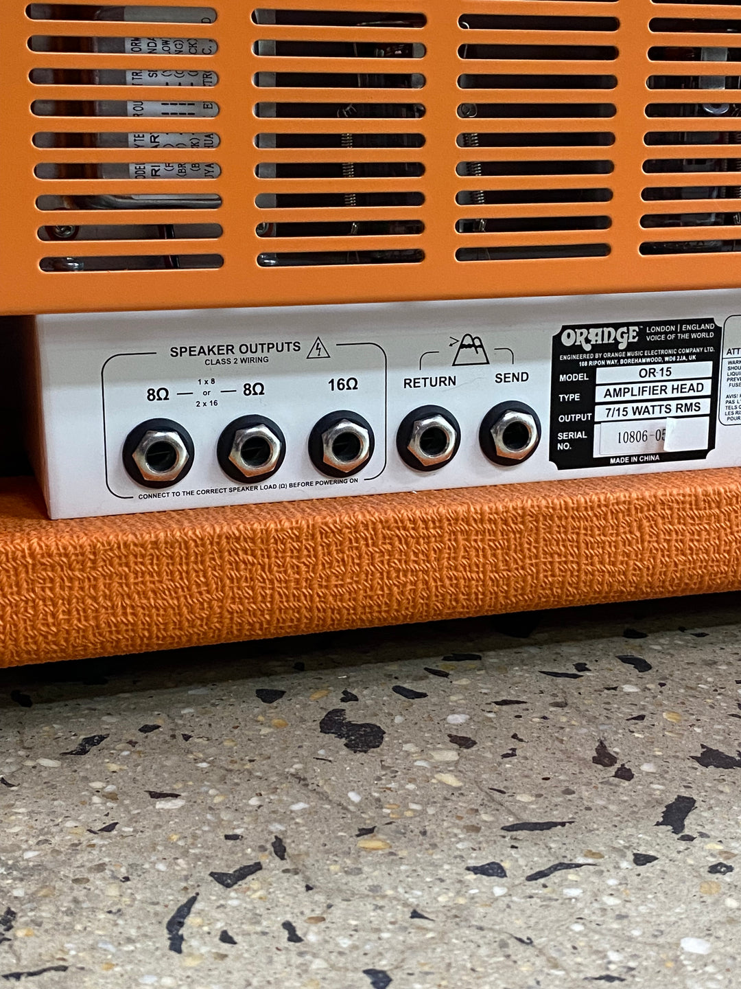 Orange Amps OR15 Amp Head 15w ***pre loved***