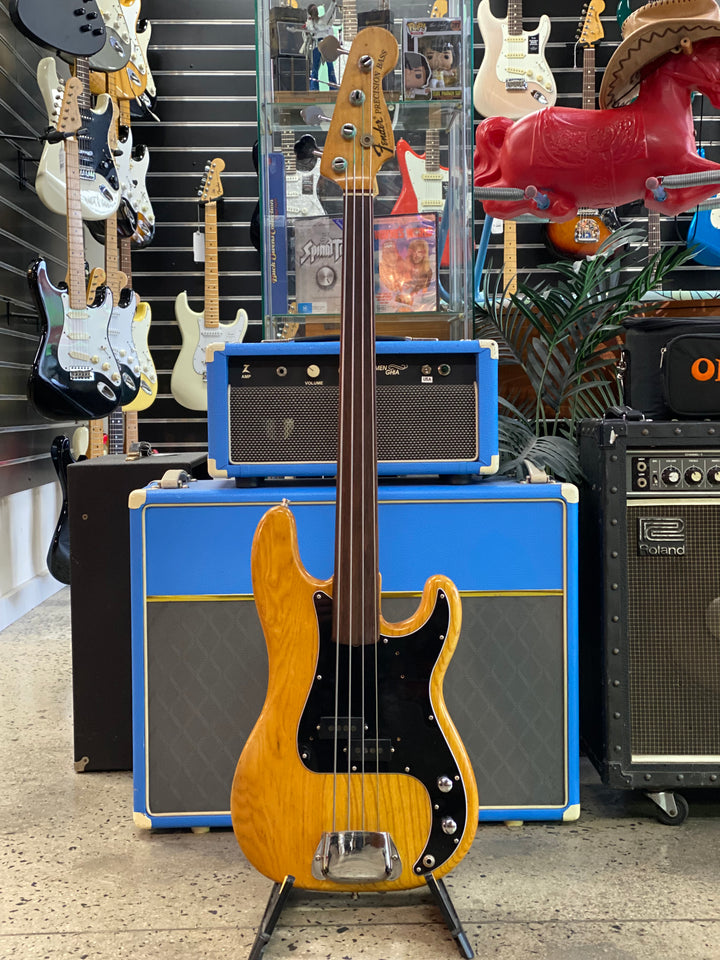Fender Early to Mid 70s Fretless Precision Bass | Natural ***pre loved***