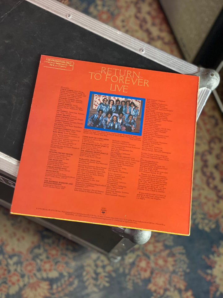 Return to Forever | Live | 1978 | Vinyl ***pre loved***