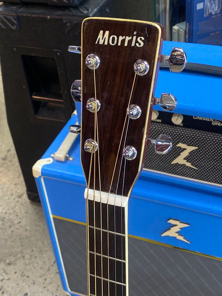 Morris Guitars 1975 W-30 Acoustic Guitar w/case ***pre loved***