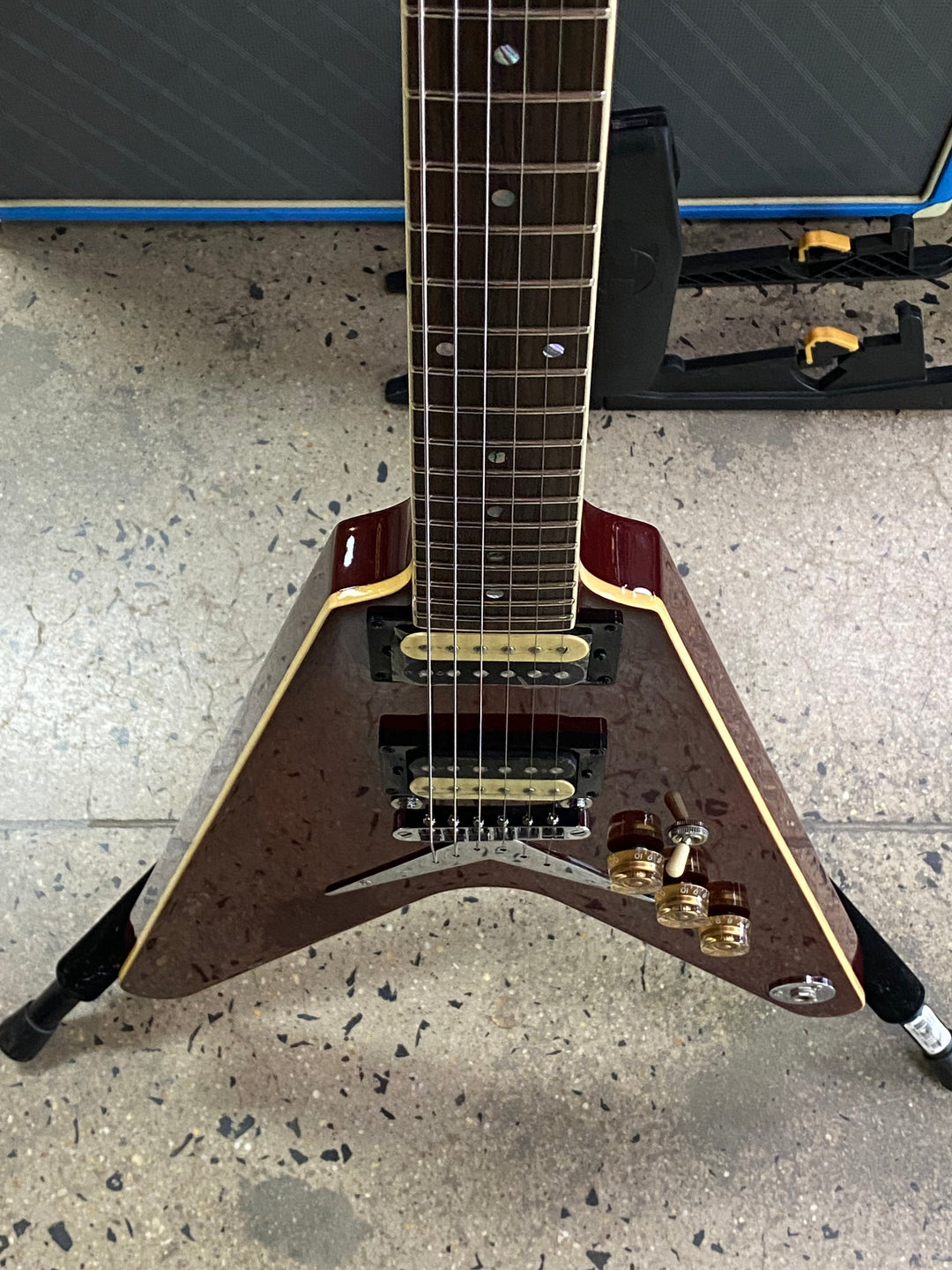 Dean Guitars V79 Trans Cherry