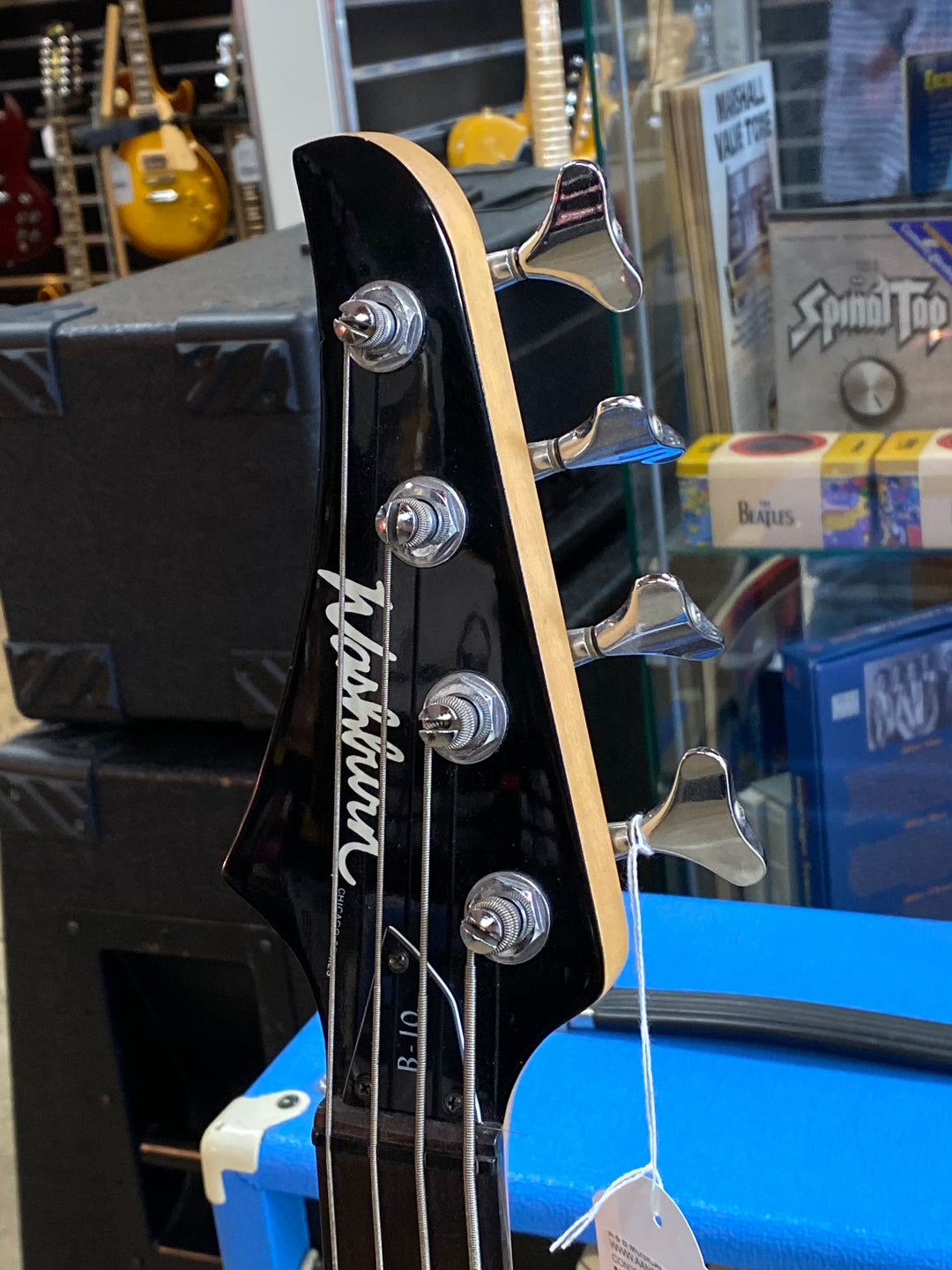 Washburn 1980s Force ABT B-10 Bass Left Hand | White