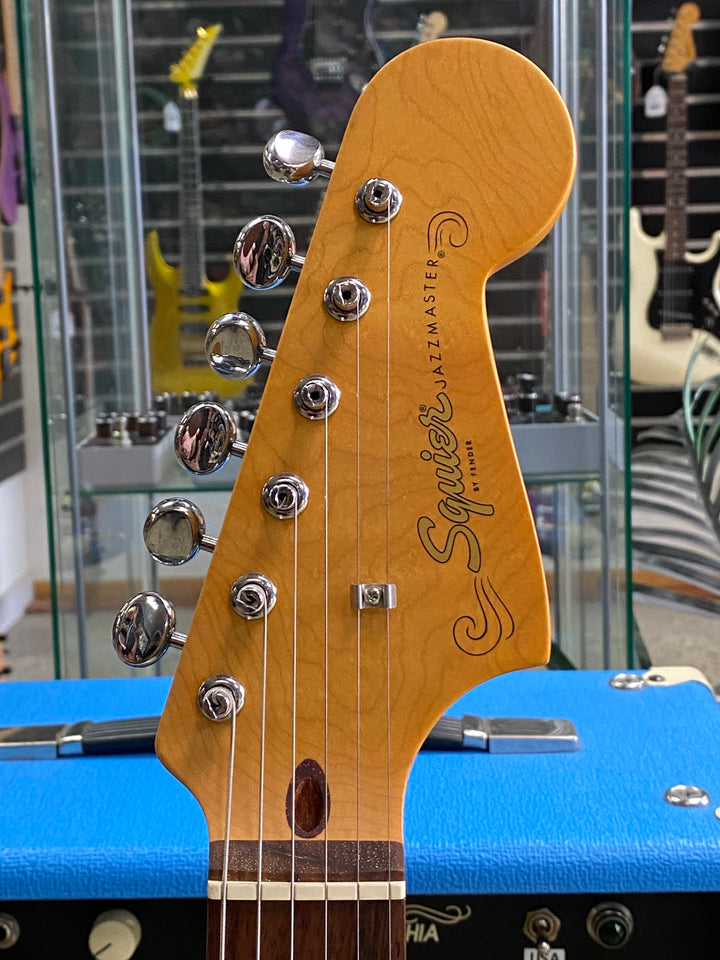 Fender J Mascis Jazzmaster Gold Anodized Pickguard Vintage White