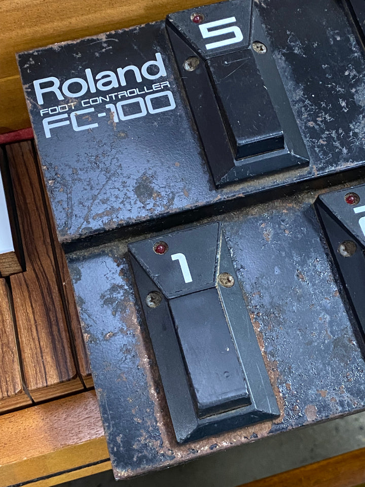 Roland GP-8 1980s Guitar Effects Processor With FC-100 Foot Controller ***Pre Loved***
