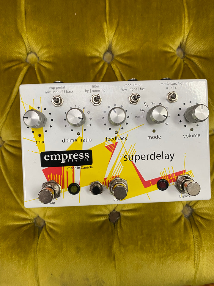 Empress Superdelay Pedal w/box and p/supply ***pre loved***