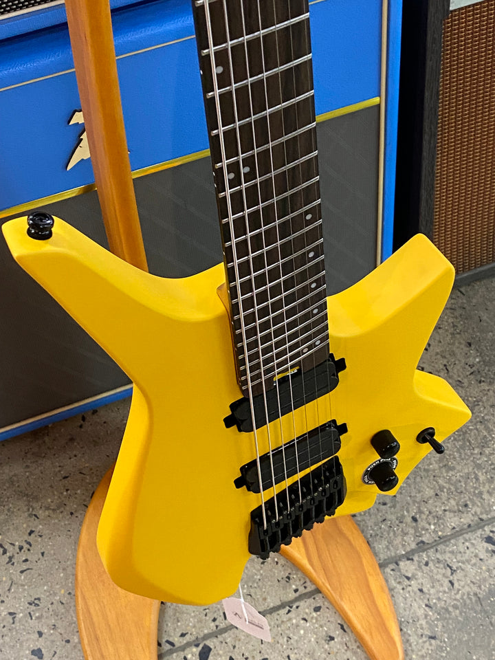 Hils HZ7 Multiscale 7 String Headless Electric Guitar | Satin Honey