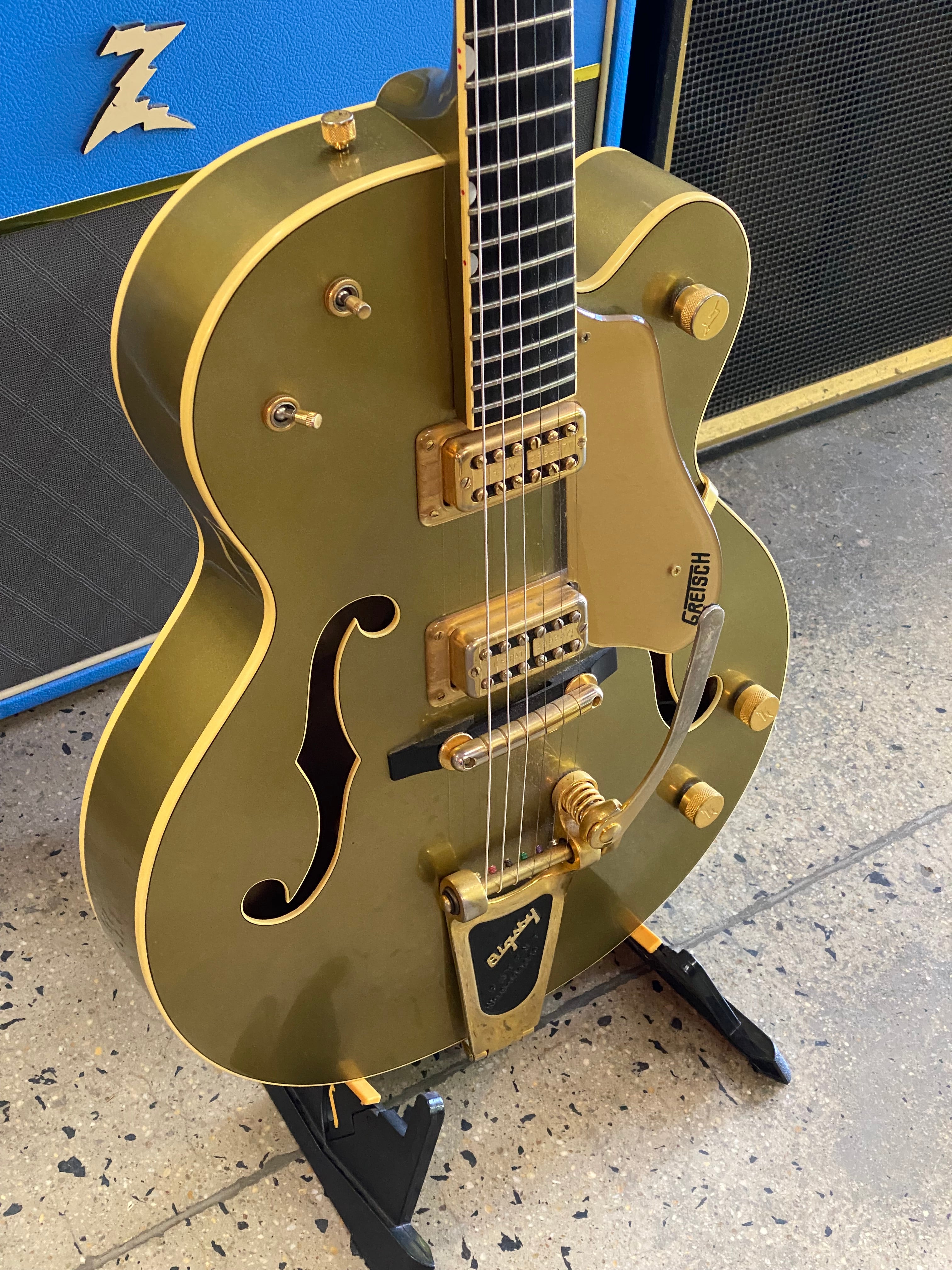 ハイゴールド　GK-208 Gretsch 2004 Golden Anniversary G6120GA w/case ***pre loved