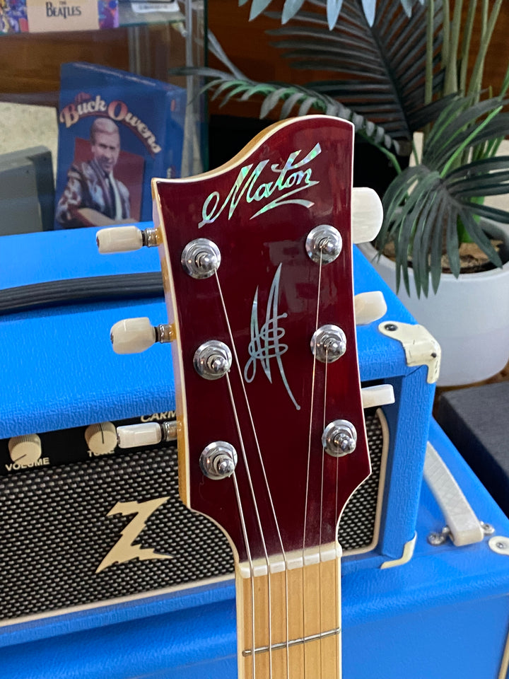 Maton 2013 BB1200 Custom Build Maple Fretboard Lollar Pickups W/case ***Pre Loved***