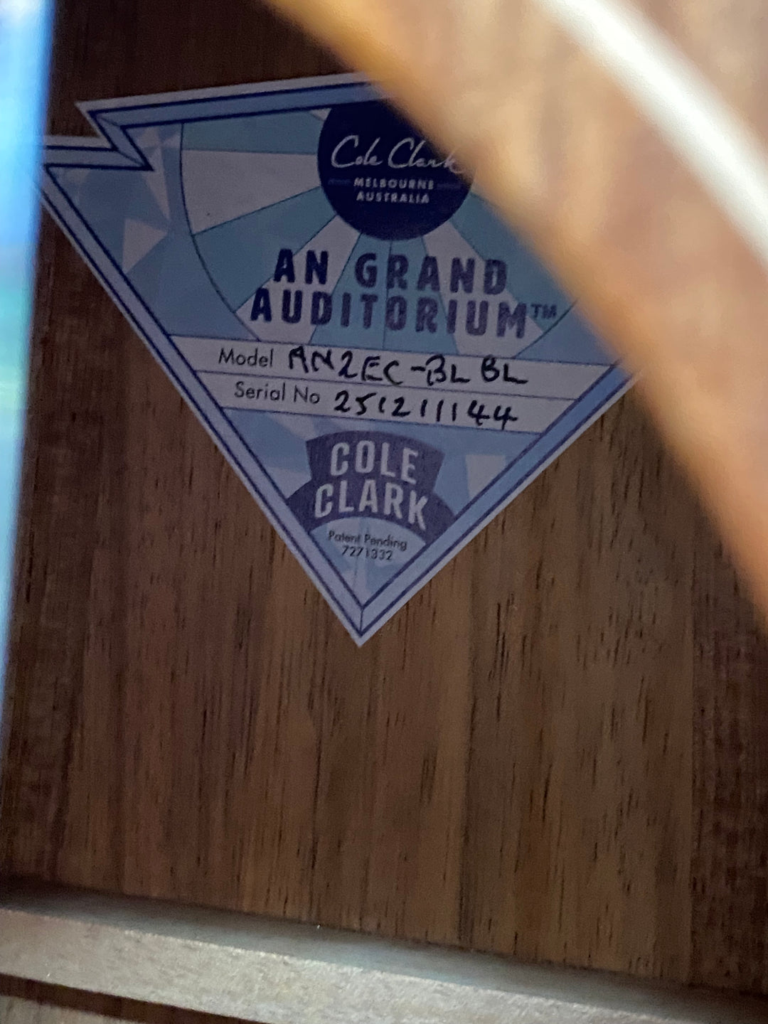 Cole Clark AN2EC All Blackwood Acoustic Electric