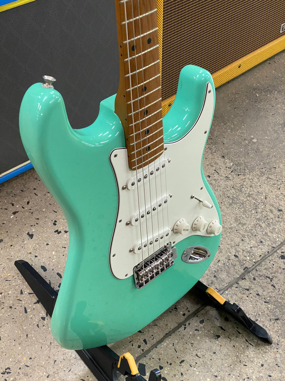 Fender 2021 LTD Player Strat Roasted Maple Fingerboard | Sea Foam Green ***Pre Loved***