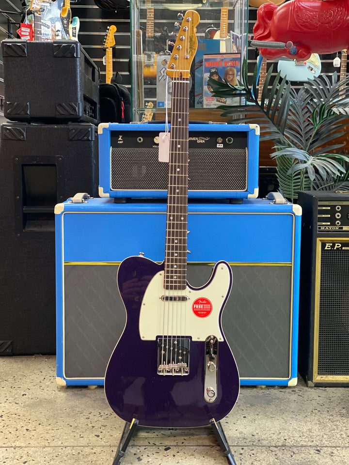 Squier by Fender Classic Vibe Baritone custom Tele | Purple Sparkle