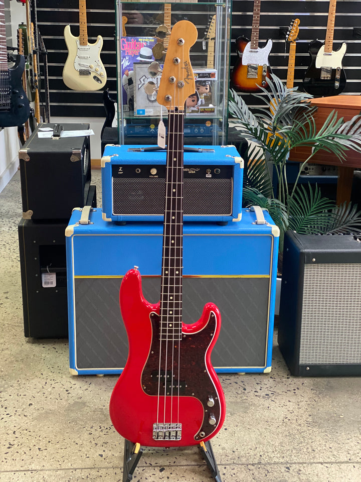 Fender MIJ Hybrid II P Bass 2021 Red W/bag ***Pre Loved***