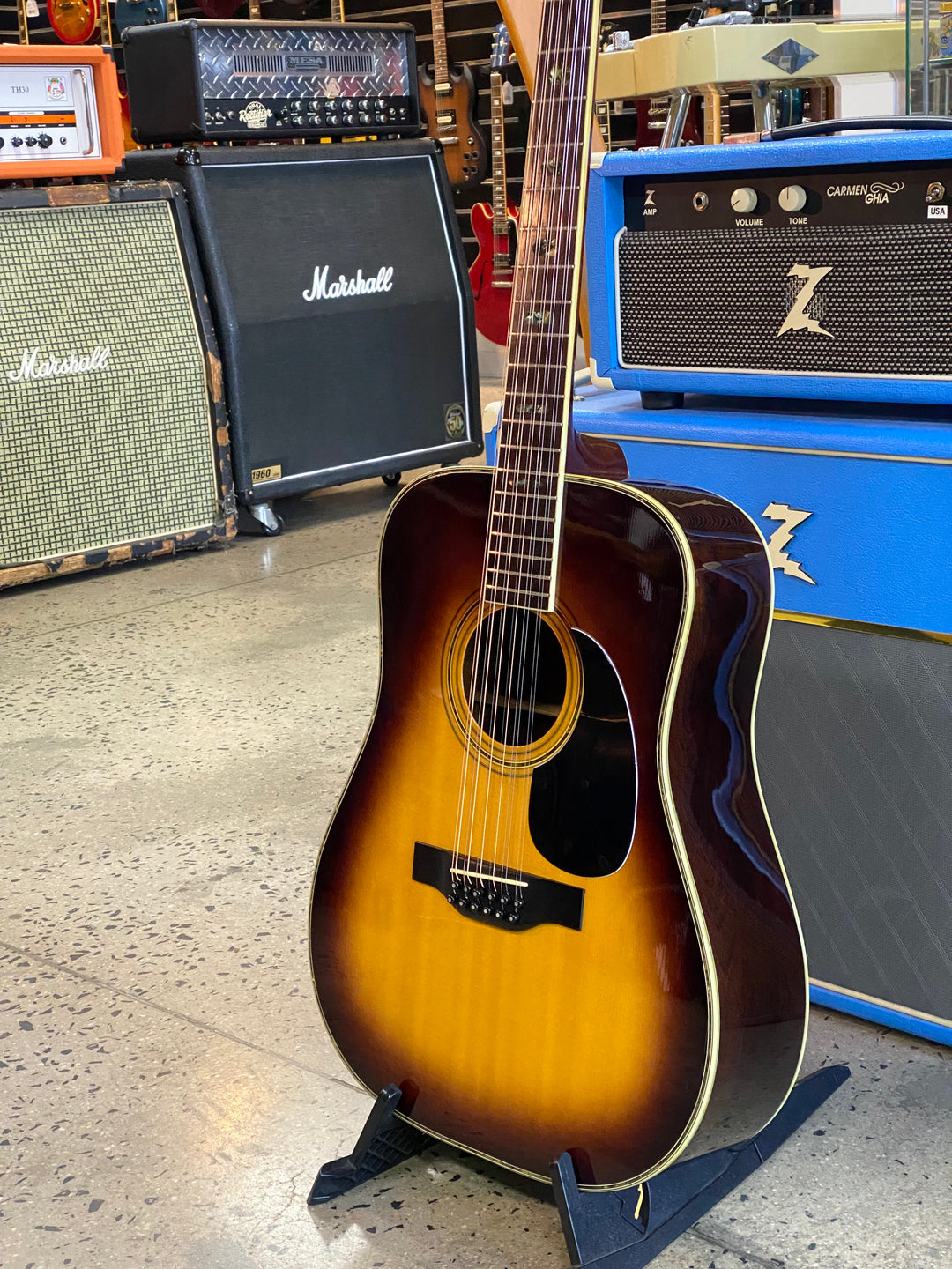 Morris B-50 Dreadnought 12 String | Sunburst ***pre loved***