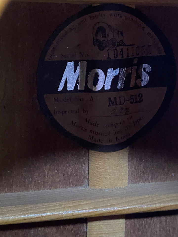 Morris 1991 MD-512 Dreadnought Acoustic wcase ***pre loved***