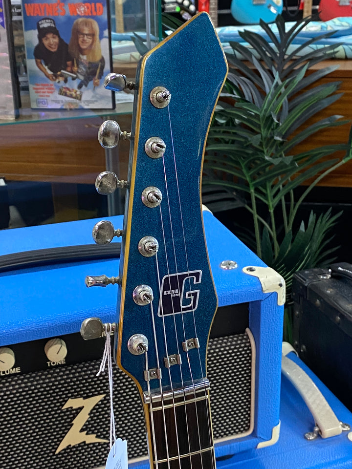 Guyatone MIJ LG-350 Sharp 5 Late 60's w/case | Blue Metallic ***pre loved***