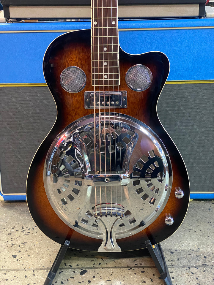 Bryden BRE2ETS Cutaway Electric Resonator Guitar Tobacco Sunburst W/case ***Pre Loved***