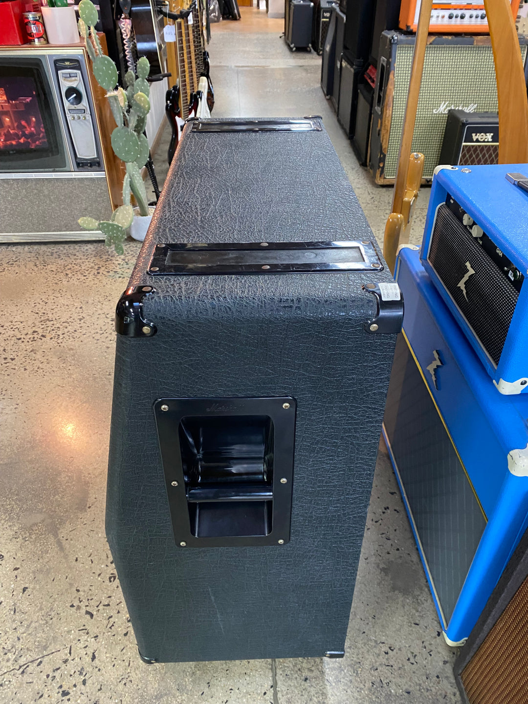 Marshall 2012 50th Anniversary Made In England 1960A Lead 4x12 Speaker Cabinet Pre Loved