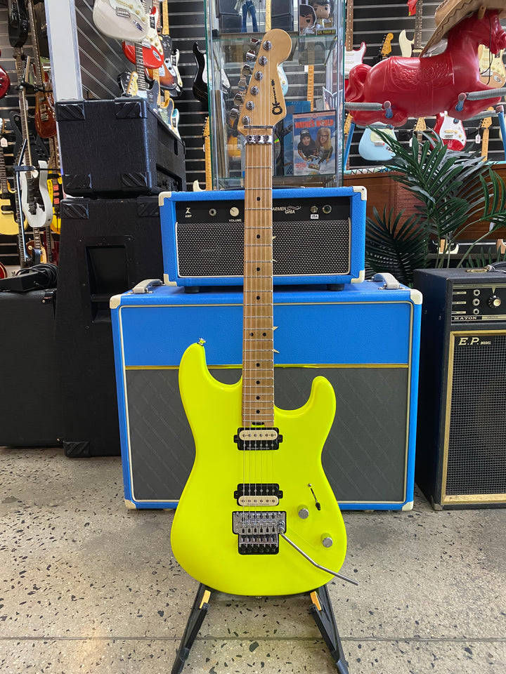Charvel 2016 Pro Mod San Dimas Style 1 2H FR Neon Yellow W/bag ***Pre Loved***