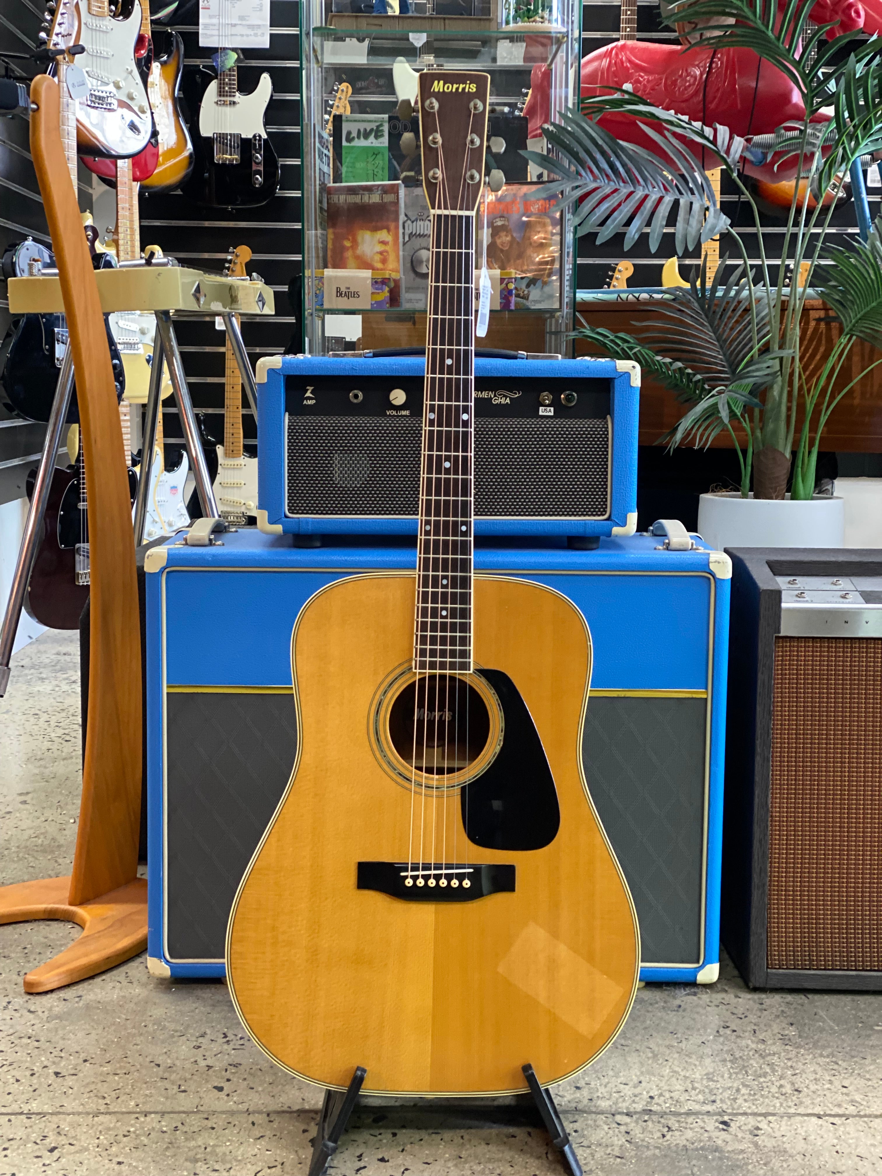 (美品・弦交換済) Morris MD-510 Acoustic Guitar Morris MD-510 Dreadnought ***pre loved*** – A&B Musical Instruments