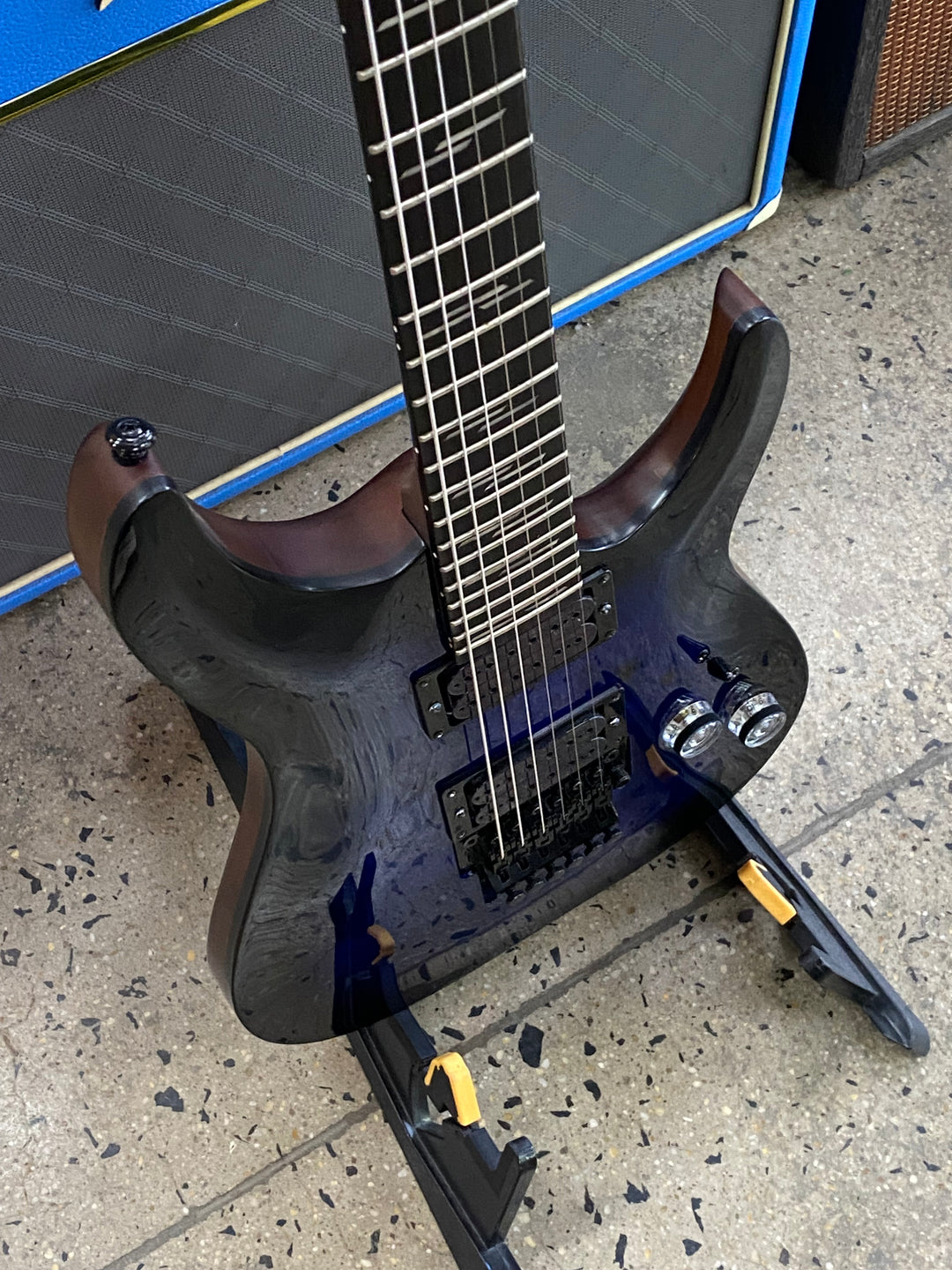 Schecter Omen Elite-6 FR | Blue Burst ***pre loved***
