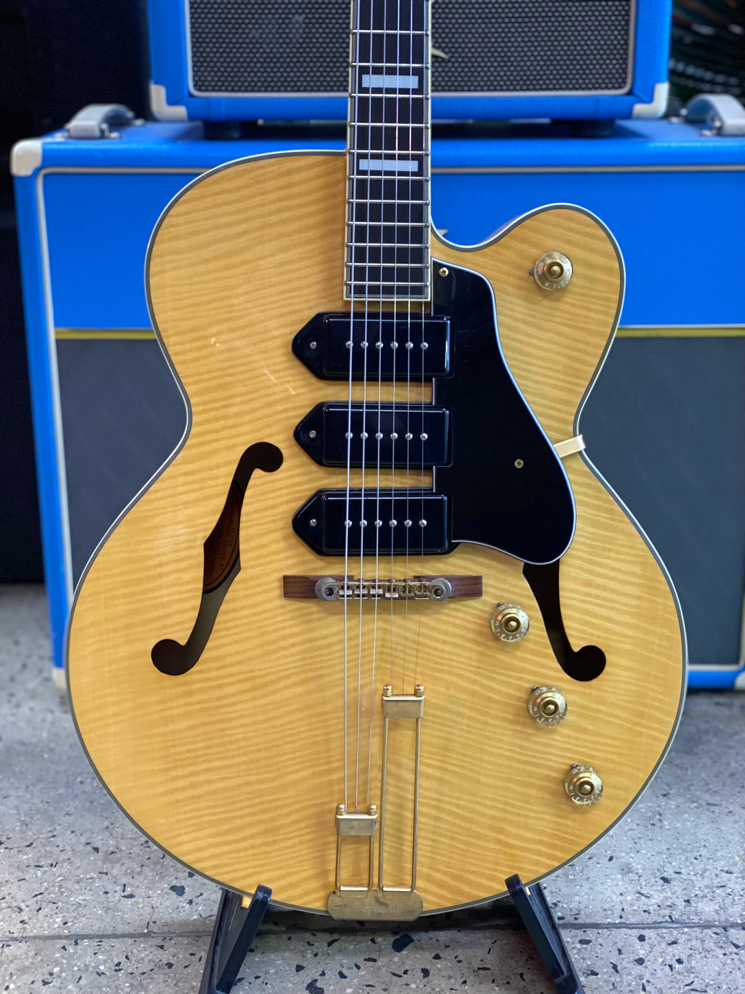 Epiphone 2000 MIK Zephyr Blues Deluxe w/case | Natural ***pre loved***