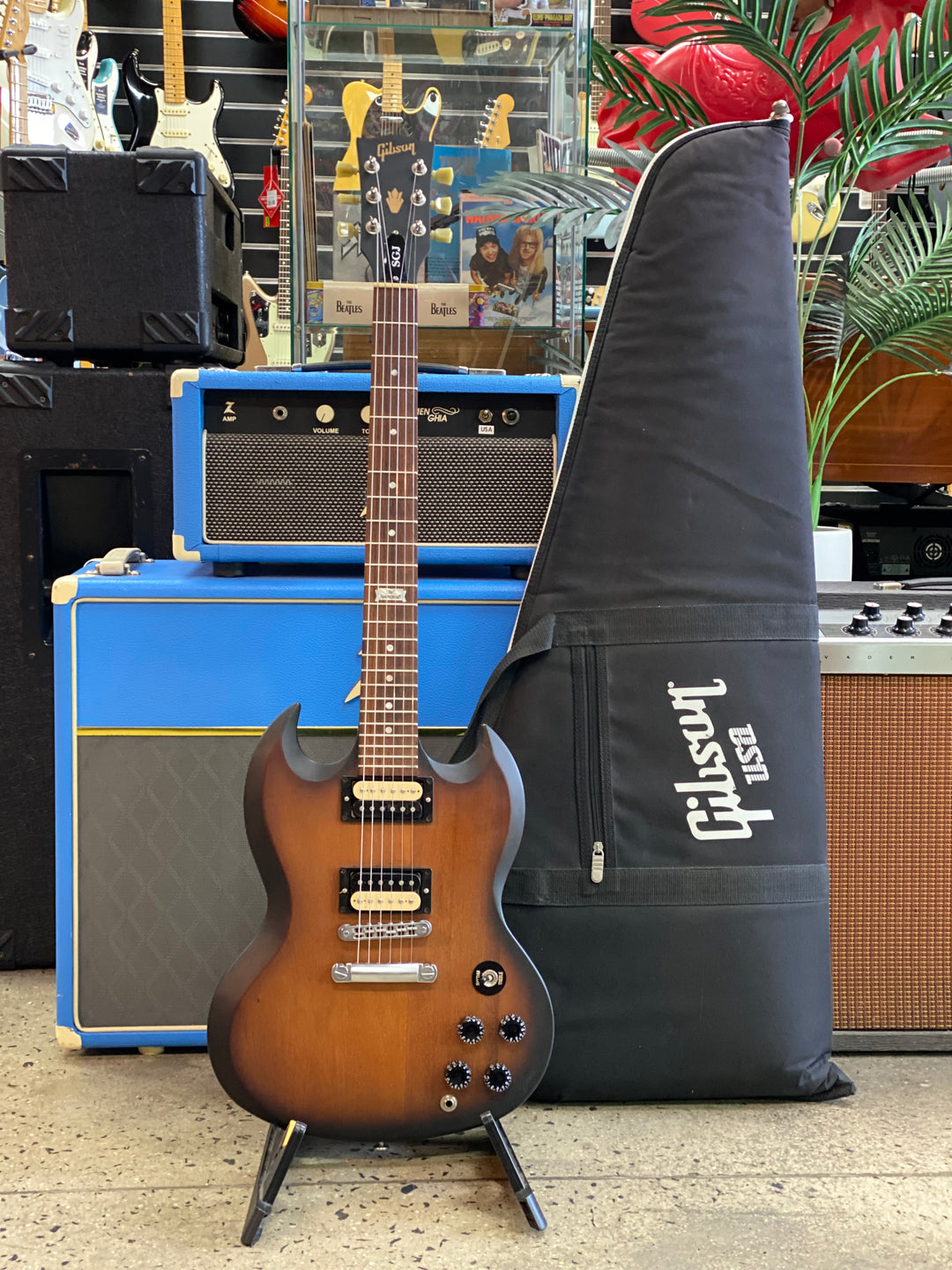 Gibson USA 2014 SGJ 120th Anniversary SG w/bag | Burst ***pre loved***