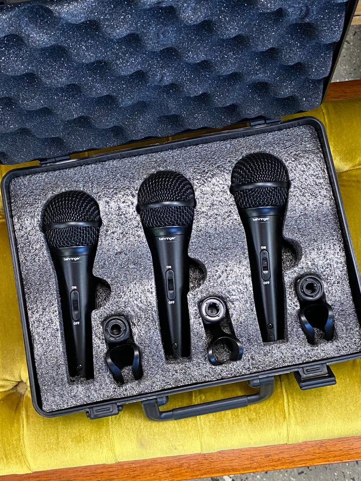 Behringer XM1800S 3 Vocal Mic Pack ***Pre Loved***