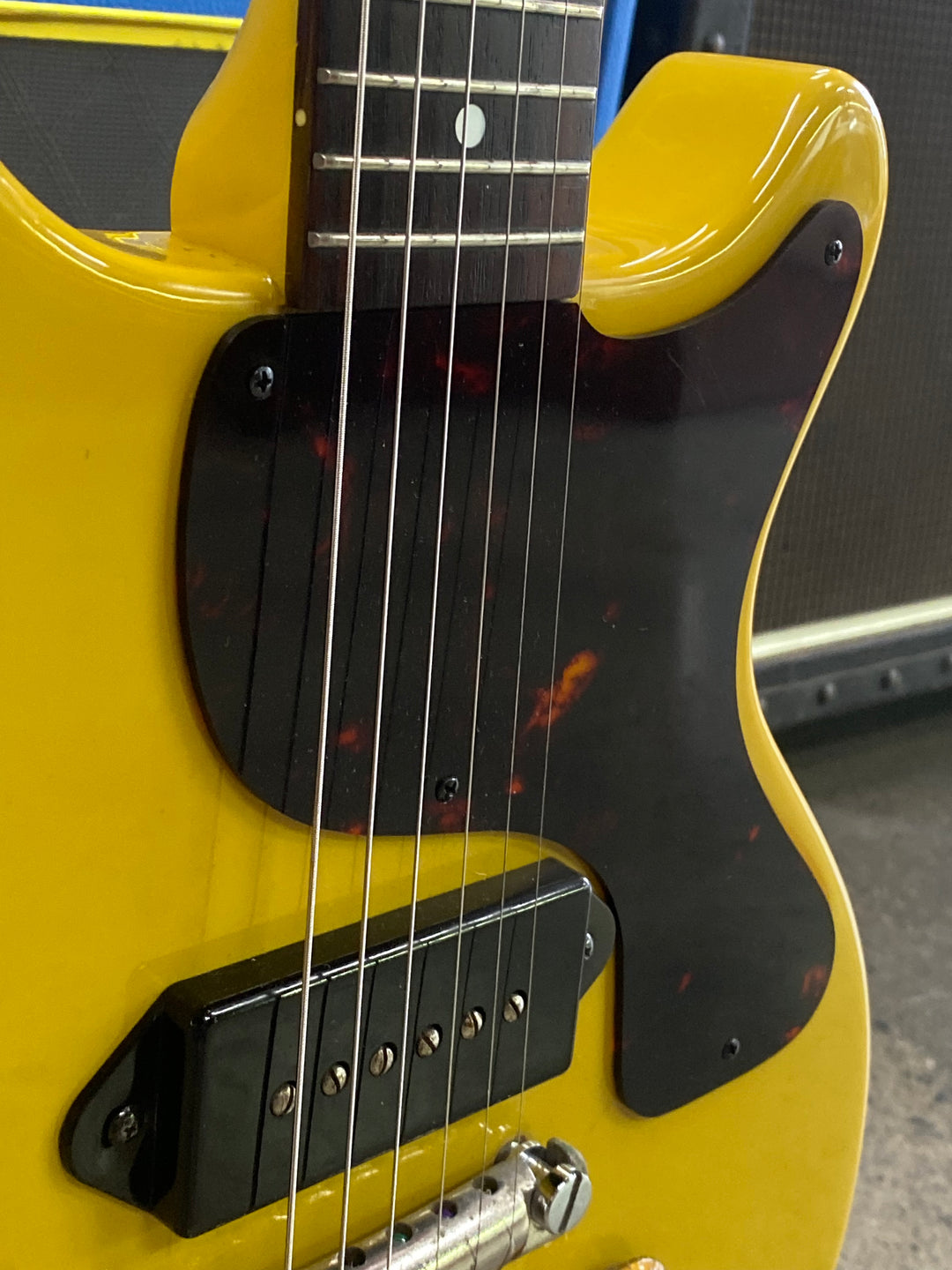 Greco MIJ 1986 EJR59-60D LP Junior Doublecut TV Yellow W/bag ***Pre Loved***