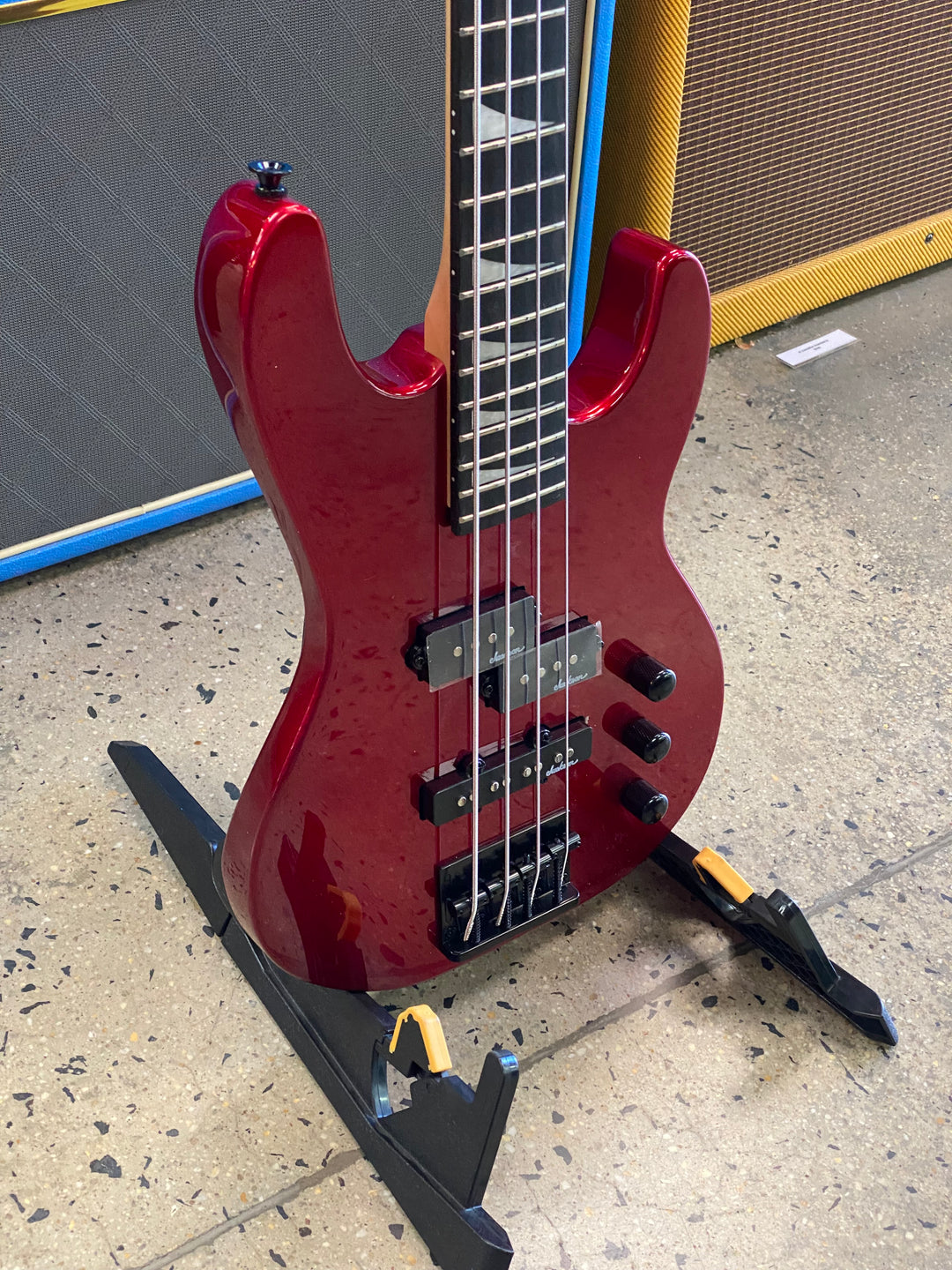 Jackson JS Series Concert Bass Minion JS1X | Metallic Red