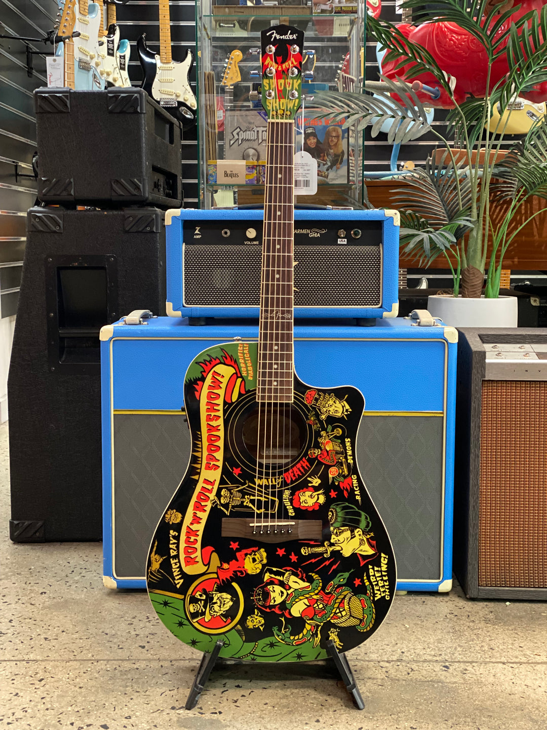 Fender Vince Ray - Voodoo & Spookshow Acoustics ***pre loved***