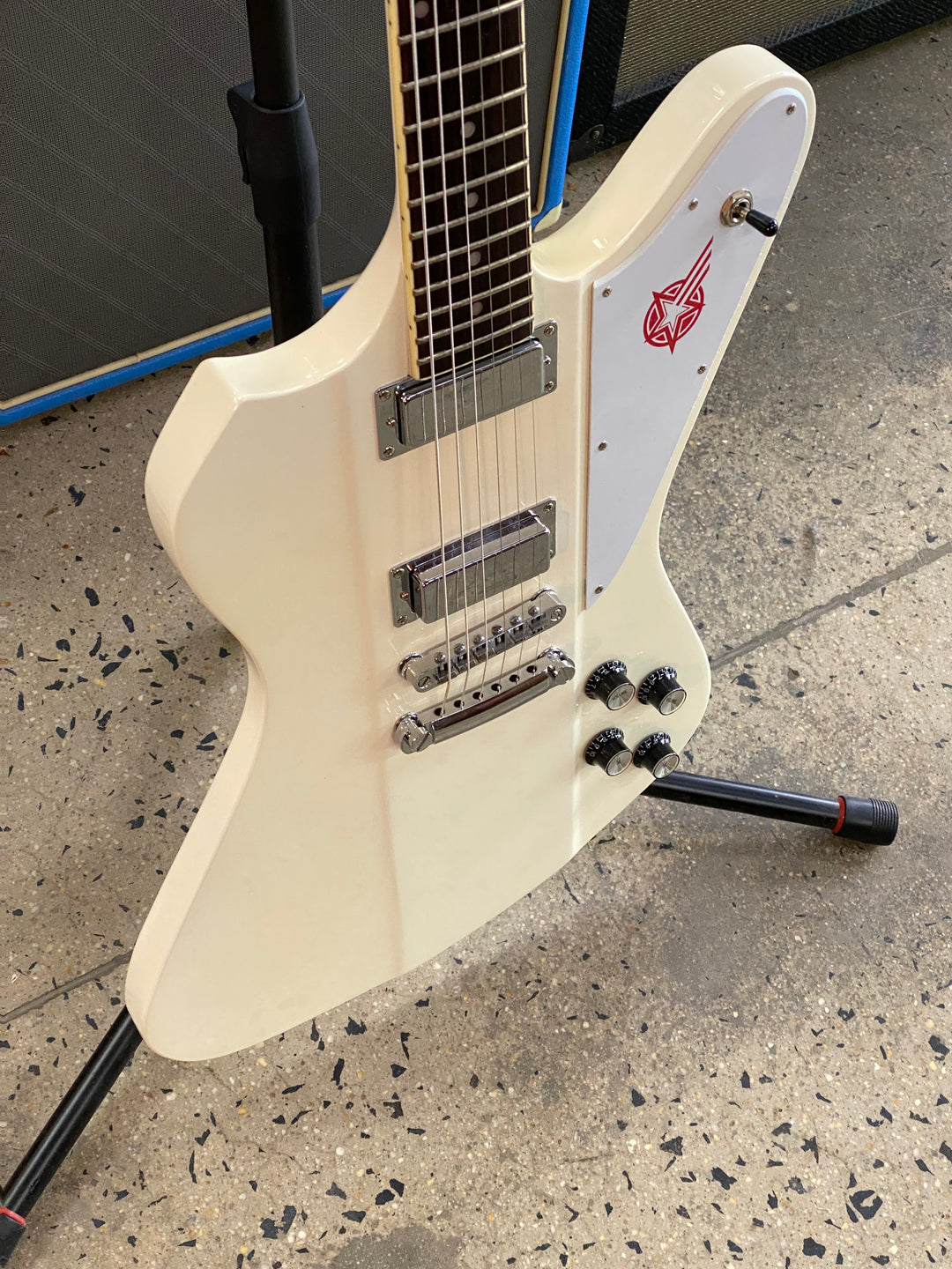 Washburn PS10 Starfire Paul Stanley w/bag | White ***pre loved***