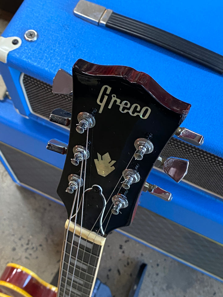 Greco MIJ SA-550 330 Style Early 70's Cherry Red W/case Pre Loved