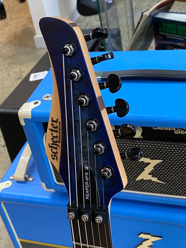 Schecter Guitars Reaper-6 Floyd Rose | Satin Sky Burst